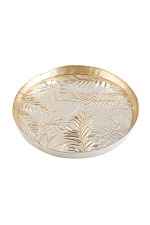 Marke: Tropic Glass Tray Gold Kategorie: Tablett 153. 19. 01. 1551 - 1