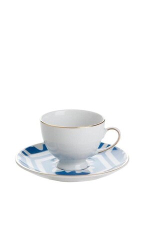 Marokko Pattern2 Blaue Untertasse Kaffeetasse 80 cc 04A+P018907 - 2