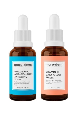 Maruderm 2li Serum Seti - C Vitamini Serumu & Ha Kolajen Serumu Mrd103 8682392498621 - 3