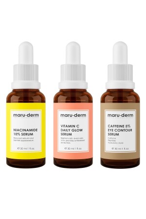 Maruderm 3-teiliges Opportunity Serum Set Mrd503 – Koffein 5 % Serum, Niacinamid 10 % Serum, Vitamin C Serum 8682397019722 - 4