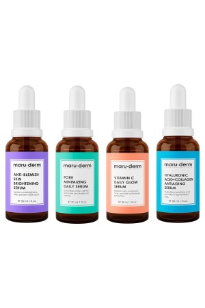 Maruderm 4-teiliges Opportunity Serum Set Mrd601 – Hautunreinheiten, Hyaluron, Vitamin C, Porenserum 8682397033433 - 3