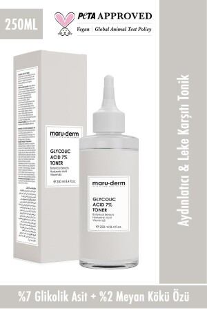 Maruderm Glykolsäure 7 % Aufhellendes & Anti-Makel-Tonikum 250 ml - 4