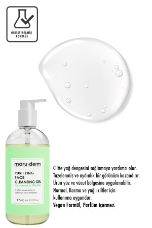 Maruderm Karma Ve Yağlı Ciltlere Özel Salisilik Asit Yüz Temizleme Jeli 400 ml - 5