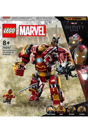 ® Marvel Hulkbuster: Kampf um Wakanda 76247 – Bauset für Kinder ab 8 Jahren (385 Teile) - 6