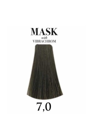 Mask Vibrachrom 7-0 Mittelbraune Haarfarbe 100 ml - 2