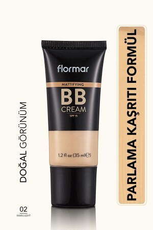 Mat Bitişli Bb Krem - Mattifying Bb Cream - 002 Fair-light - 8690604535170 - 2