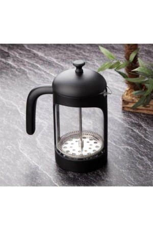 Mat Siyah French Press 600 ml - Zc547 ZC547 - 4