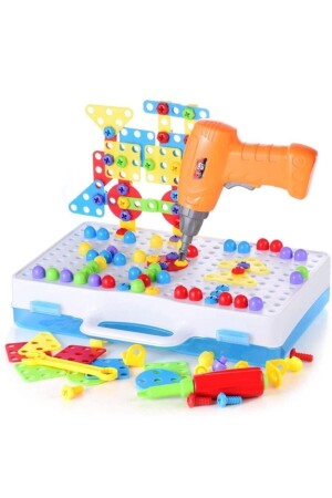 Matkaplı 3d Yaratıcı Tamir Seti Puzzle Eğitici - 5