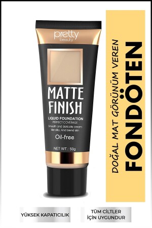 Matte Finish High Coverage Effect Foundation Nr. 2 - 2