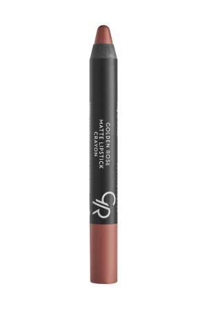 Matte Lipstick Crayon No: 14 Dark Beige - Mat Kalem Ruj - 2