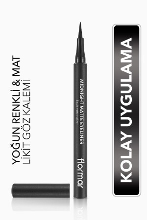 Matte Liquid Pencil Eyeliner (SCHWARZ) - Midnight Matte Eyeliner - 001 Black - 8690604532292 - 1