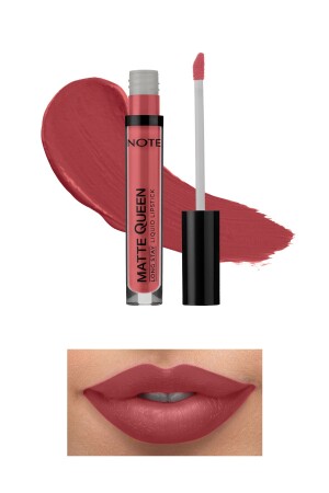 Matte Queen Lipstick Kalıcı Likit Ruj 10 Her Favorite - Pembe - 2