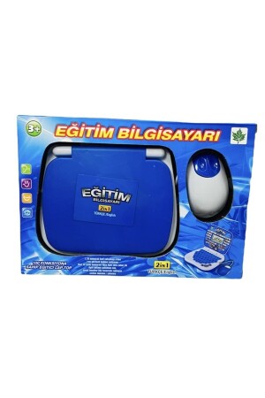 Mavi Eğitici Laptop 100 Fonksiyon Ekranlı Ingilizce Ve Türkçe Bilgisayar g9587 - 4