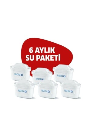 Maxtra - Plus Altılı (6 Lı) Su Arıtma Sürahi Filtresi Türkiye Garantili sr05 - 1