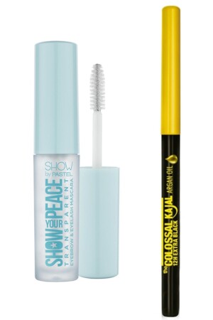 Maybelline New York Colossal Kajal Liner Extra Black -Show Your Transparan Kaş Ve Kirpik Maskarası - 1