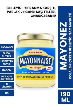 Mayonez Kolajen Içeren Besleyici Saç Maskesi 190 ml - 1