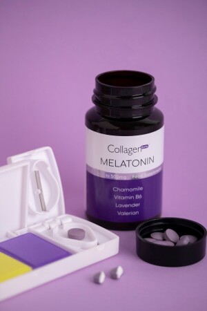 Melatonin 3mg- Hidrolize Kolajen- Vitamin B6- Lavanta- Papatya & Kedi Otu - 9