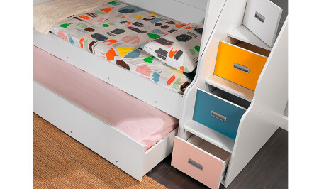 Melodi Baby-Etagenbett – mit Treppe - 6