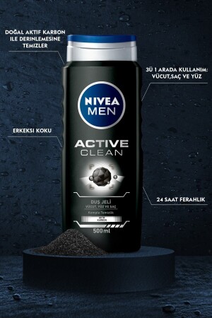 Men Active Clean Erkek Duş Jeli 500 ml X2 - 4