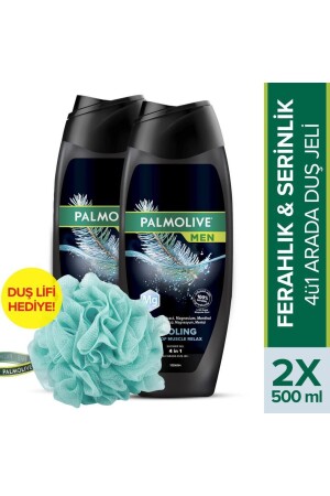 Men Cooling Feel Of Muscle Relax 500 ml Duş Jeli X2 Adet Duş Lifi Hediye 871895150743229 - 2