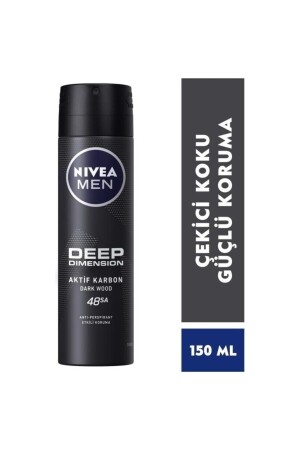 Men Deep Dimension Herren-Körperpflegeset – Duschgel 500 ml – Deodorant 150 ml – Roll-on 50 ml - 6