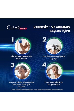 Men Kepeğe Karşı Etkili Saç Bakım Şampuanı Cool Sport Menthol Ferahlatıcı Mentol 600 ml X3 - 8