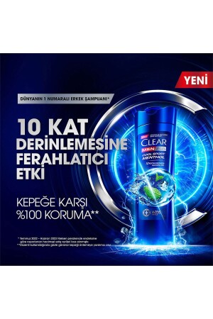 Men Kepeğe Karşı Etkili Şampuan Cool Sport Menthol 350 ml X3 - 5