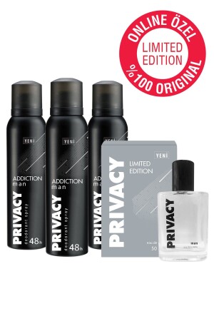 Men Limited Edition Edt Parfüm 50 ml Online Özel Ve Addiction Men Deodorant 3x150 ml - 2