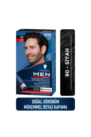 Men Perfect Saç Boyası 90 - Siyah X 3 Adet (YENİ AMBALAJ) - 3