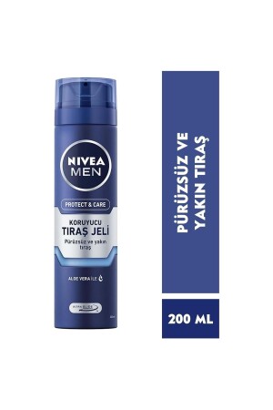 Men Protect & Care Tıraş Jeli 200ml Kuru Ciltler Için Pürüzsüz Tıraş - 2