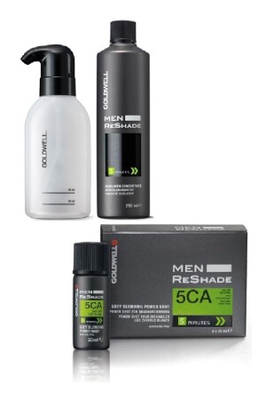 Men Reshade 5ca Erkeklere Özel Köpük Boya 4x20ml - Developer Uygulama Losyonu 250ml 8699971600788 - 2