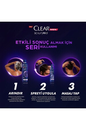 Men Scalp Pro Güçlendirici Şampuan Saç Dökülmesine Kepeğe Karşı Etkili 300 ml Serum 70 ml - 7