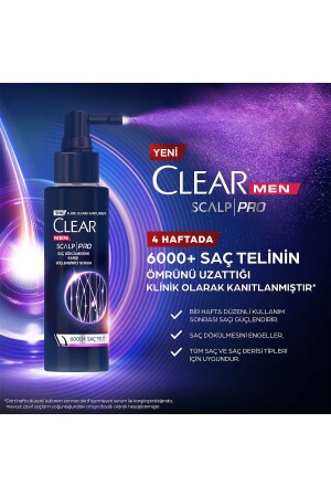 Men Scalp Pro Güçlendirici Şampuan Saç Dökülmesine Kepeğe Karşı Etkili 300 ml Serum 70 ml - 8