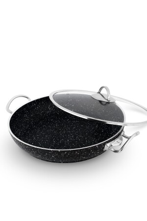 Menemen Love Black Granite Pan mit Glasdeckel 28 cm YLinmn03244 - 5