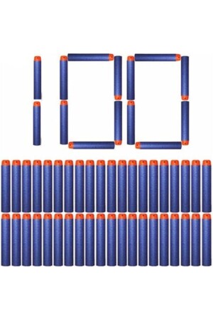 Mermisi 100'lü Sünger Yedek Mermi Soft Bullet - 1