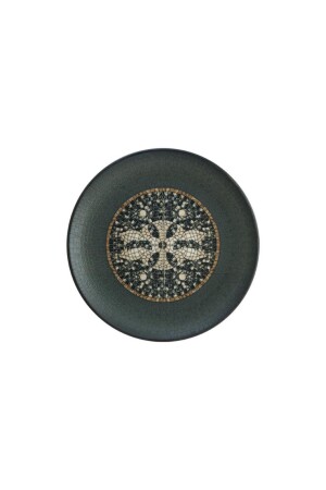 Mesopotamia Mosaik 3-teiliger anthrazitfarbener Gourmet-Flachteller 17 cm S-MT-MZPMAGRM17DZ - 2