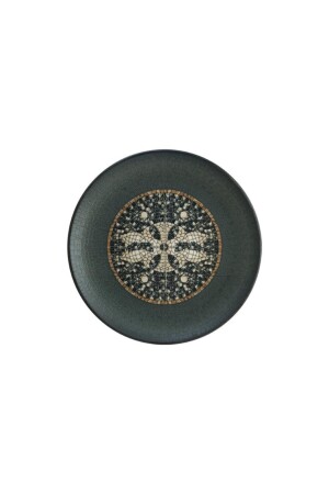 Mesopotamia Mosaik 3-teiliger anthrazitfarbener Gourmet-Flachteller 17 cm S-MT-MZPMAGRM17DZ - 3