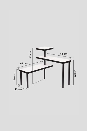 Metal Ahşap Mutfak Köşe Rafı Tezgah Üstü Düzenleyici Banyo Mutfak Rafı Baharatlık MDSCRNR001 - 5