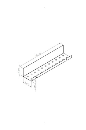 Metal Banyo Rafı- Şampuanlık - Şampuan Düzenleyici meba08-009 - 7