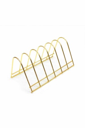 Metal Ferforje Gold Tabak Standı-6'lı Gold Stand - 8