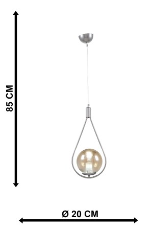 Mexikanisches einzelnes Chrom-Honey-Glop-Glas BEG0967BEG01 - 7