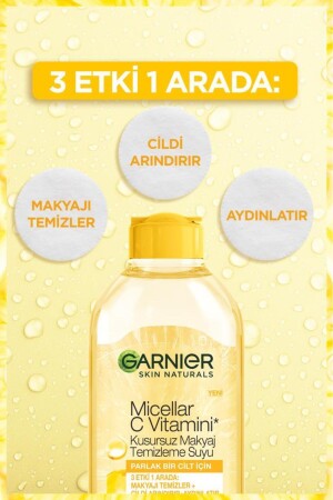 Micellar C Vitamini Kusursuz Makyaj Temizleme Suyu 400ml 2'li Set PKTCVTMKYJTMZLYC - 5