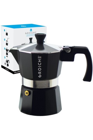 Milano Moka Pot Black 3 Tassen 150 ml GR 328 - 2