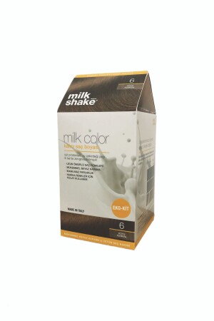 Milk Color Eco Kit Haarfärbemittel Dark Auburn -6 (KEIN SCHAUM) MCK-006 - 2