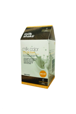 Milk Color Eco Kit Haarfärbemittel Dark Auburn -6 (KEIN SCHAUM) MCK-006 - 3