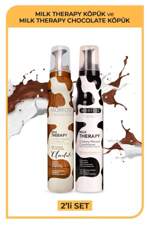 Milk Therapy Chocolatte Haarschaum 200 ml – Vorbeugung gegen Haarausfall – pflegend – schützende Wirkung - 2