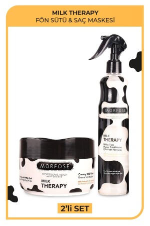 Milk Therapy Çift Fazlı Fön Sütü 400 ml Milk Therapy Maske 500 ml - 1