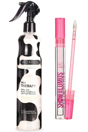 Milk Therapy Hair Care Blow Dry Milk 400 ml + Show By Pastel Gloss Lipgloss - 2