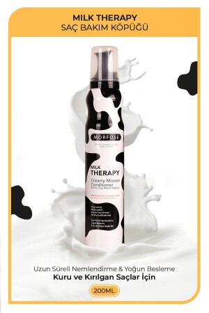 Milk Therapy Saç Köpüğü 200 ml - Saç Dökülmesi Önleyici- Besleyici- Koruyucu Etki - 2