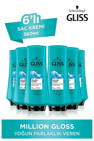 Million Gloss Yoğun Parlaklık Veren Saç Kremi 360 ML 6'lı - 2